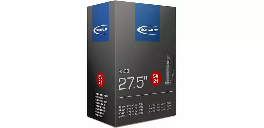 27.5 x 2.40 650B SCHWALBE SV21 Inner Tube 40mm Presta / French Valve