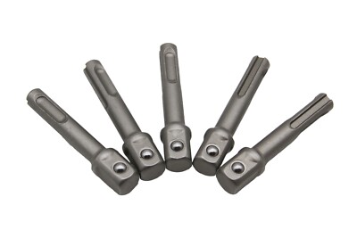TMAX 3-5pc (1/4'', 3/8'', 1/2'') CR-V SDS Plus Socket Adapter Sets for Screws, Nuts
