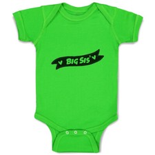 Baby Bodysuit Big Sister Love Banner Funny Cotton Boy Girl Baby Clothes