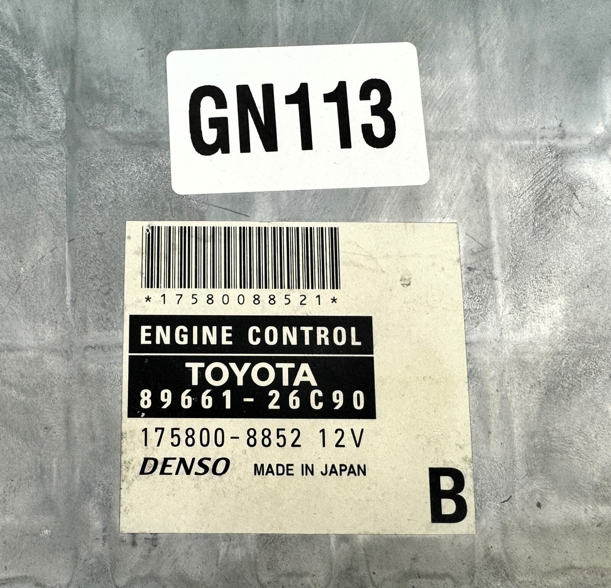 TOYOTA HIACE ENGINE ECU, 3.0, 1KD-FTV, DIESEL, P/N 89661-26C90 oem