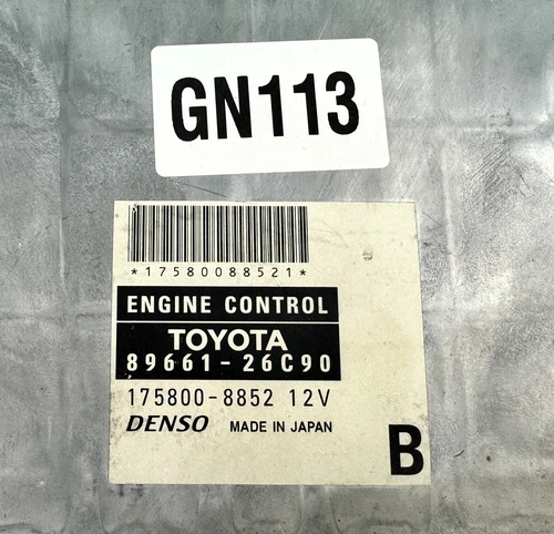 TOYOTA HIACE ENGINE ECU, 3.0, 1KD-FTV, DIESEL, P/N 89661-26C90 oem Used - Picture 3 of 11