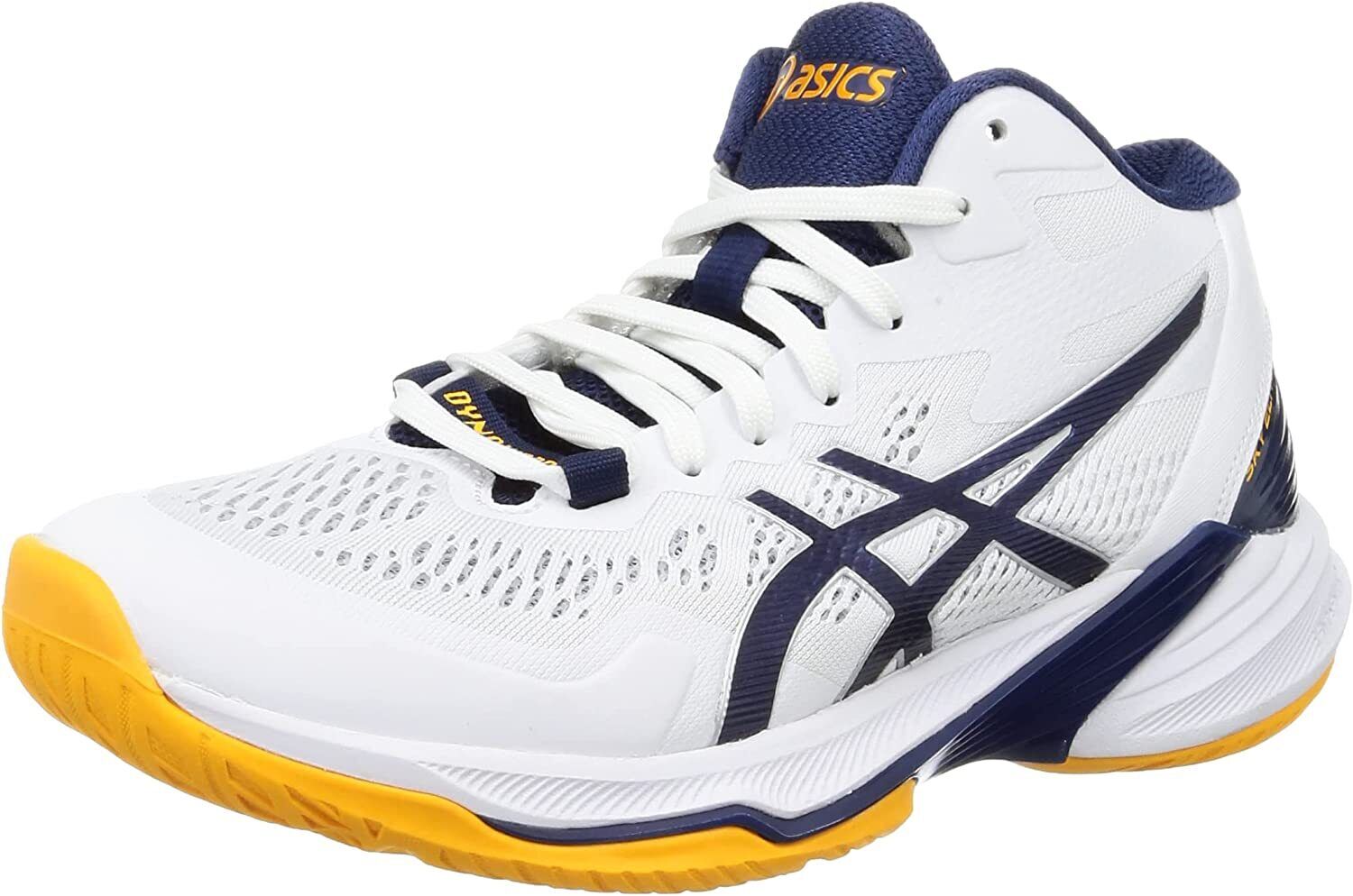 ASICS SKY ELITE FF MT 2 1051A065 103 White Deep Ocean Volleyball US7H ...