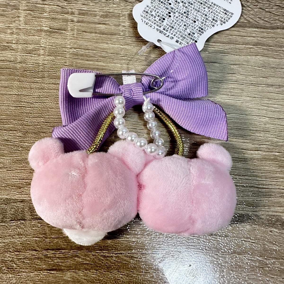 Korilakkuma Chairoikoguma Jewel Cherry Series Badge Rilakkuma San
