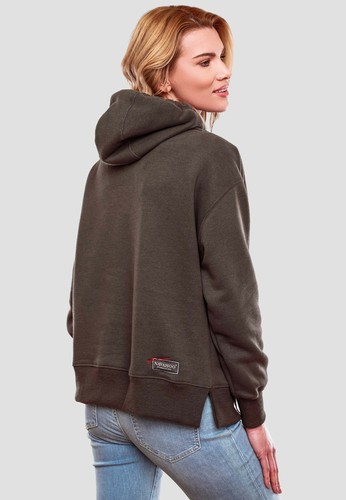 Navahoo Damen Kapuzenpullover Longsleeve Pulli Oversize Hoodie Sweater Goldfee - Bild 24 von 52