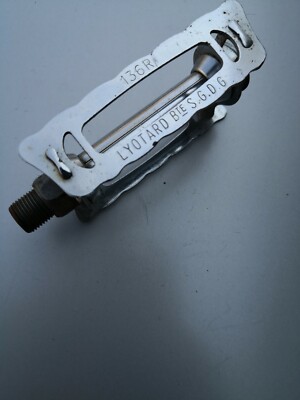 Pédales Vélo Lyotard Velo VINTAGE PEDALE LYOTARD GAUCHE VELO