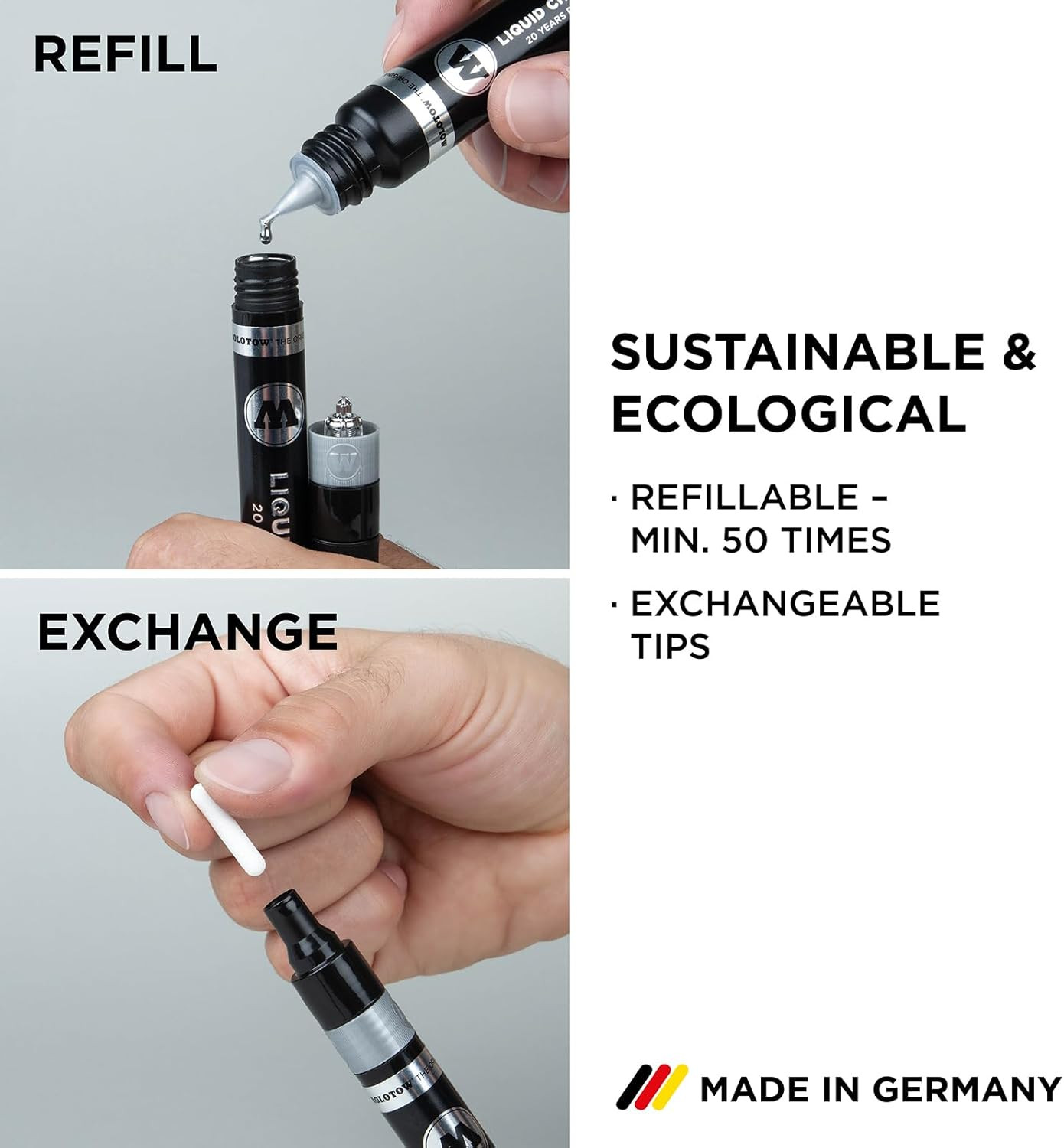 Molotow Liquid Chrome Alcohol-Based Refill, 30Ml Bottle, 1 Each