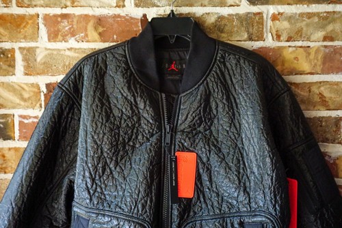 The Jordan 23 Engineered MA-1 Bomber Jacket Men Size Medium Black CD5712-010 NEW - Picture 8 of 12