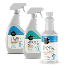 MB Stone Care Bath & Shower Kit for Mold & Mildew Removal & Dissolving Soap