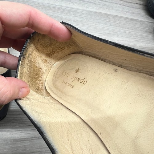 KATE SPADE NEW YORK Nera Reva Women’s Black Round Toe Slip On Flats 6.5 M - Picture 10 of 11