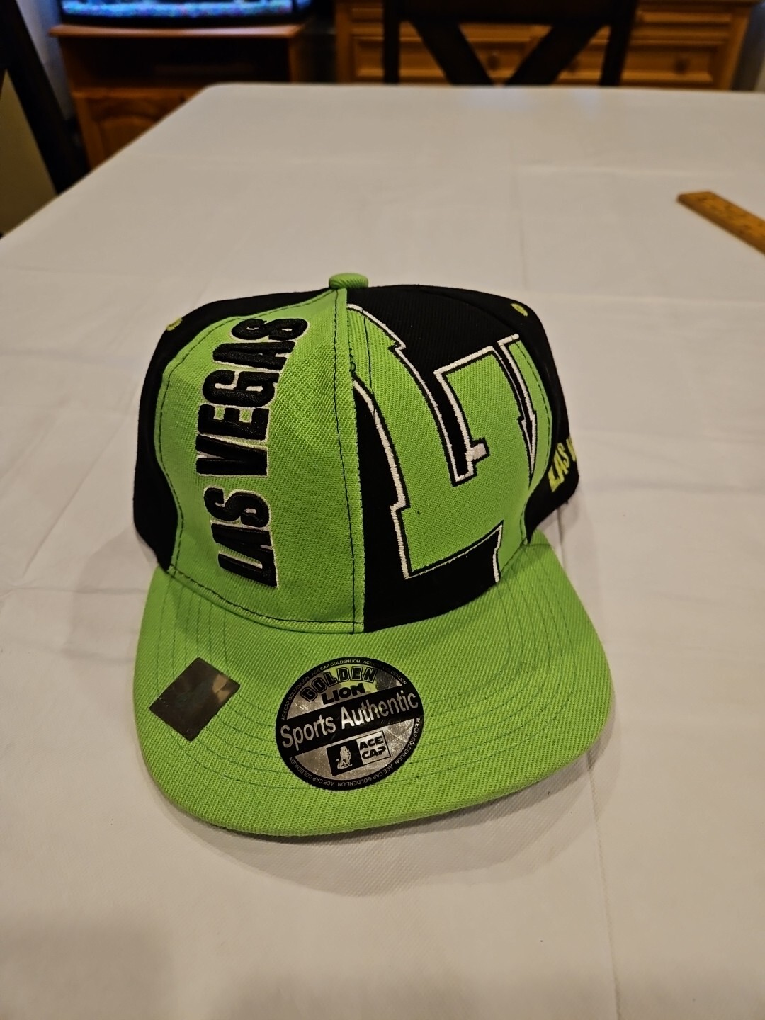 Golden Lion Baseball Cap Las Vegas Logo Style Embroidered Black One Size