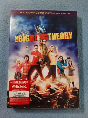 NEW SEALED THE BIG BANG THEORY THE COMPLETE FIFTH SEASON DVD 5TH SEASON ...