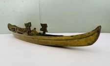 Vintage Ricordo Di Venezia Italy Venice Metal Boat