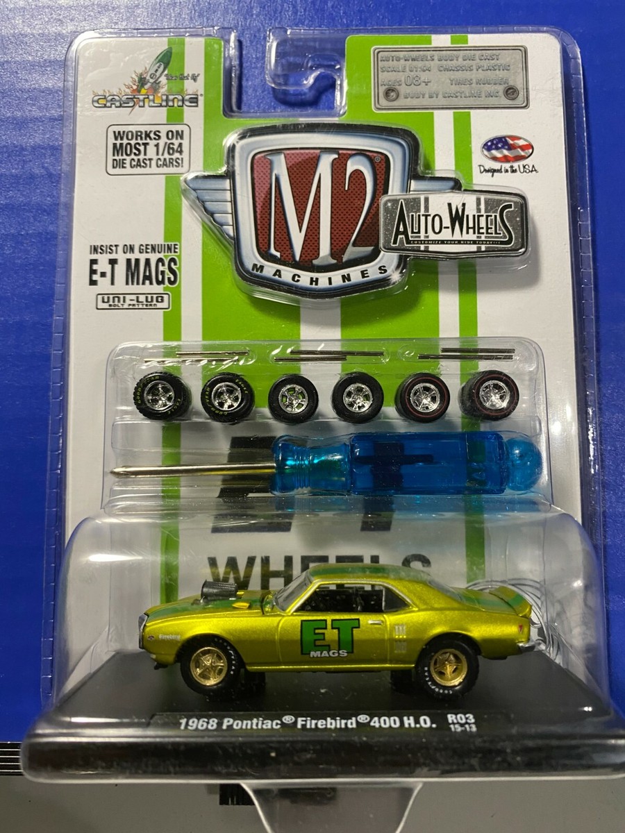 1/64 M2 AUTO-WHEELS 1968 PONTIAC FIREBIRD FOMULA 400 HO GREEN XTRA