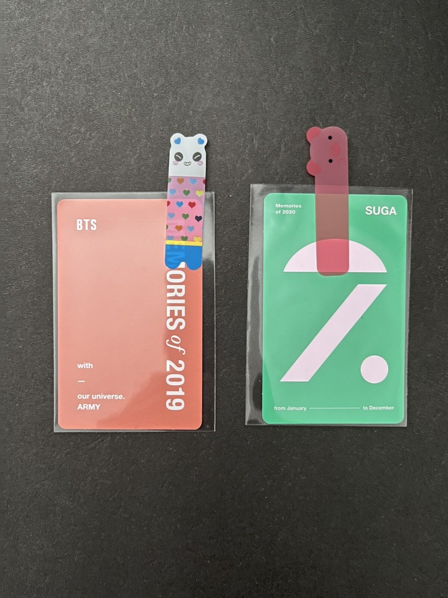 Memories 2019 BTS V Taehyung 2020 SuGa Yoongi DVD pc photocard | eBay