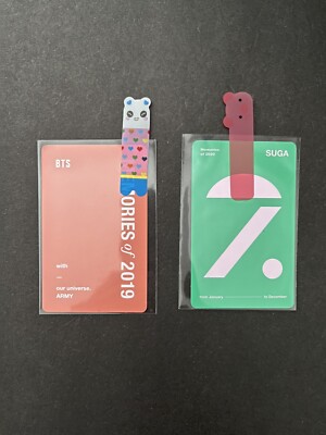 Memories 2019 BTS V Taehyung 2020 SuGa Yoongi DVD pc photocard | eBay
