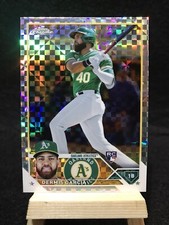 2023 Topps Chrome Baseball RC Dermis Garcia X-Fractor #183 Oakland A’s