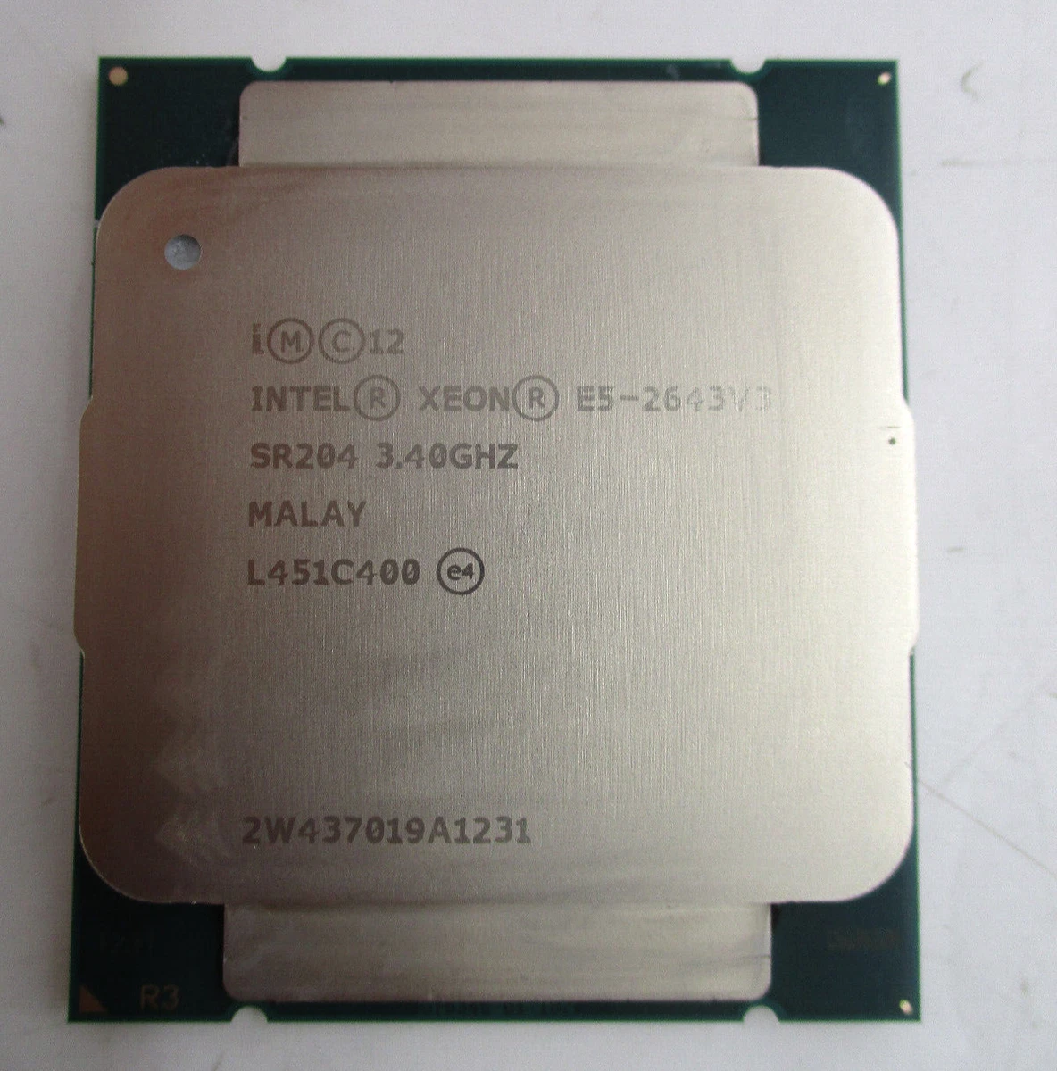 Intel Xeon E5-2643 V3 Processor Model Computer Processors (CPUs