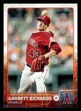 Garrett Richards 2015 Topps #195 Los Angeles Angels BASEBALL