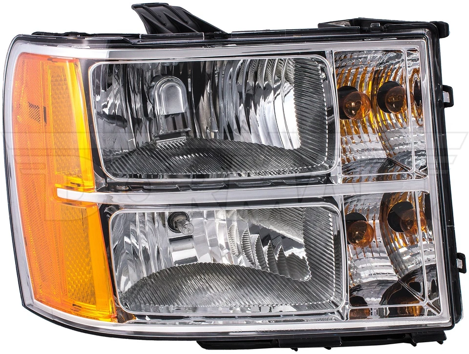 Conjunto de faros derecho 2008 para GMC Sierra 2500 HD Dorman 2007-2009 Foto 3 de 4
