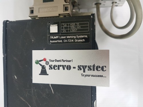 TRUMPF BECTORMARK CH-7214 HSR 10 1064 NM CH-7214 VMC 3 0562180 (USATO) DHL SPEDIZIONE - Foto 2 di 12
