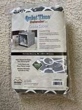 Quiet Time Defender - Dog Crate Cover For Metal Dog Crates - Intermediate- Gray