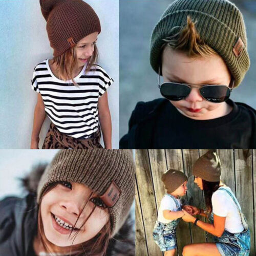 Baby Hat Infant Bonnet Knitted Hat Beanie Toddler Cap Winter Warm Cap Girls - Picture 9 of 19