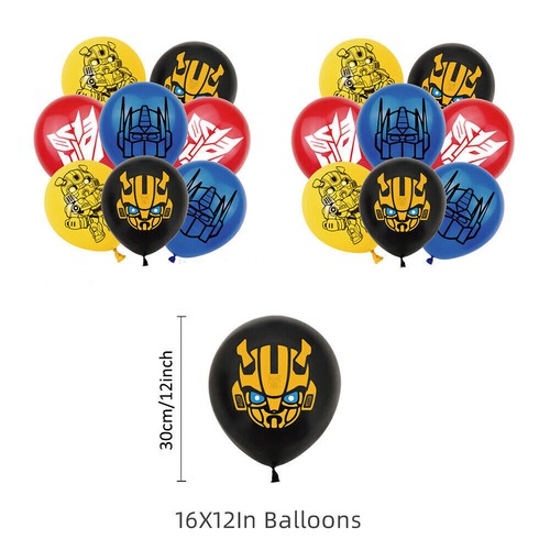 Transformers Birthday Banners Balloons Cake Toppers Party Decors Supplies Kits. - Picture 2 of 5