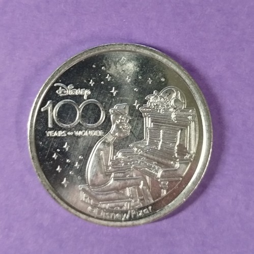 Walt Disney World - 100 Years of Wonder Silver Metal Medallion Coins - Picture 24 of 49