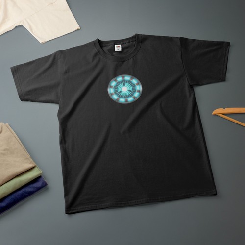 Arc Reactor T-Shirt VARIOUS SIZES & COLOURS - Picture 2 of 12