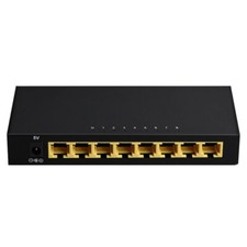 Metal 8 Port Gigabit Unmanaged Ethernet Switch 10/100/1000Mbps Network Splitter
