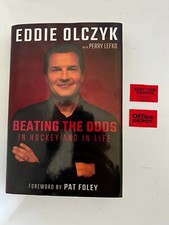 Jeremy Roenick & Eddie Olczyk Signed Books—1st Editions