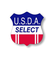 U.S.D.A Select Meat Labels Market sticker 1.3" x 1.3" 1000 each roll food decals
