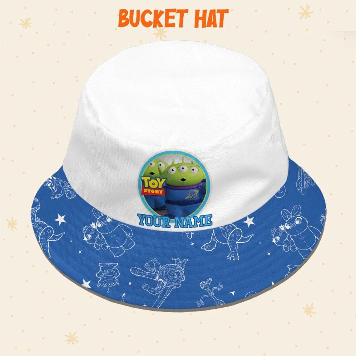 Custom Toy Story Aliens Team Logo Cap, Custom Disney Hat, Toy Story Baseball Cap