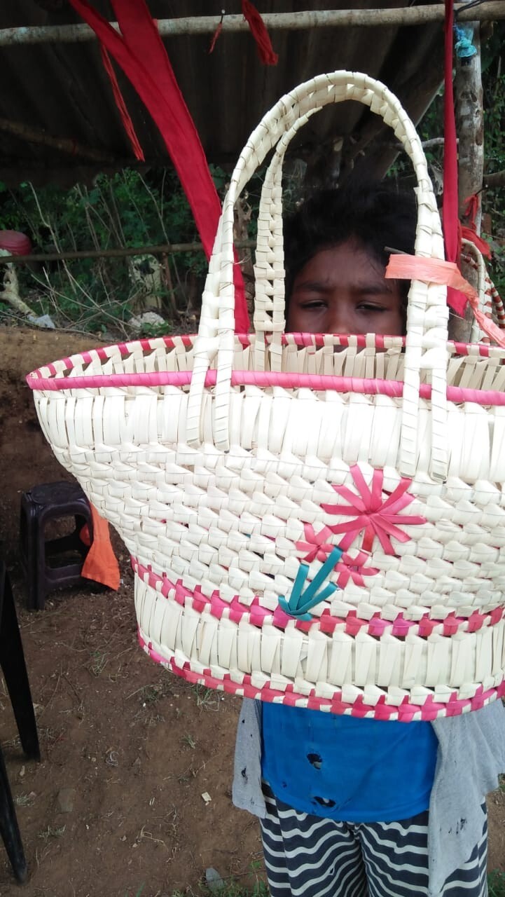 Handmade Natural Cane handbag Leaves Cane Shopping Bag women 100