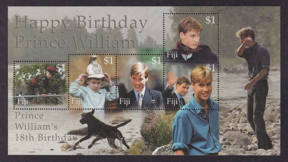 Hoja en miniatura Prince William 2000 FIJI SG MS1101 MNH/** - Imagen 1 de 1
