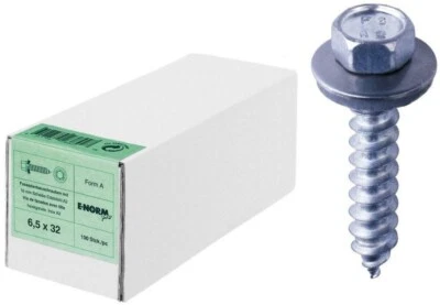 E-NORM Fassadenschraube mit Spitze, Form A, Edelstahl A2