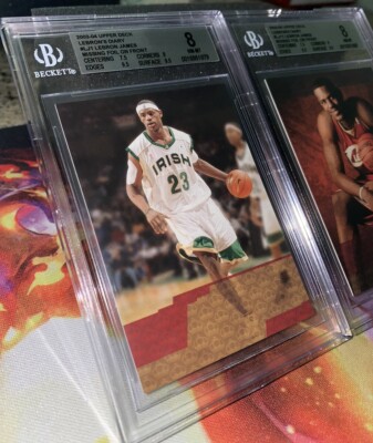 ERROR LeBron James Rookie Diary Missing Foil 2003-04 Upper Deck