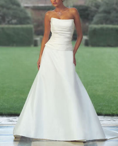 simple bridesmaid dresses reviews Flowing Round Neckline Chiffon Pleated A-Line Wedding Guest Dress main image 1