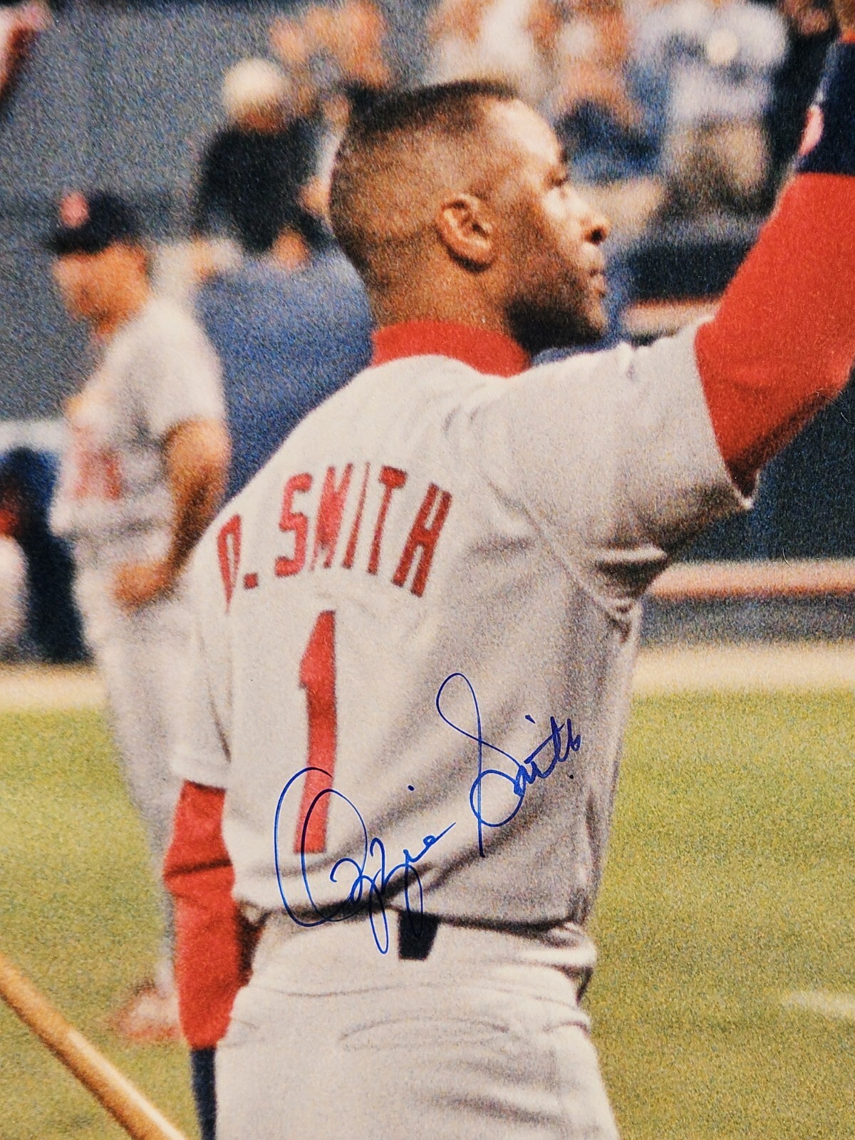 Ozzie Smith Autographed Signed St. Louis Cardinals St Louis Cardinals HOF 16x20 Photo Of His LAST MLB AT BAT JSA 