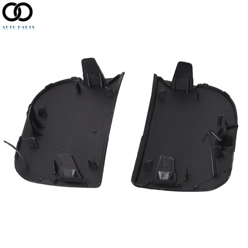 Black L+R Side Front Bumper Tow Eye Hook Cover For 2012-15 Toyota Prius - Picture 2 of 7