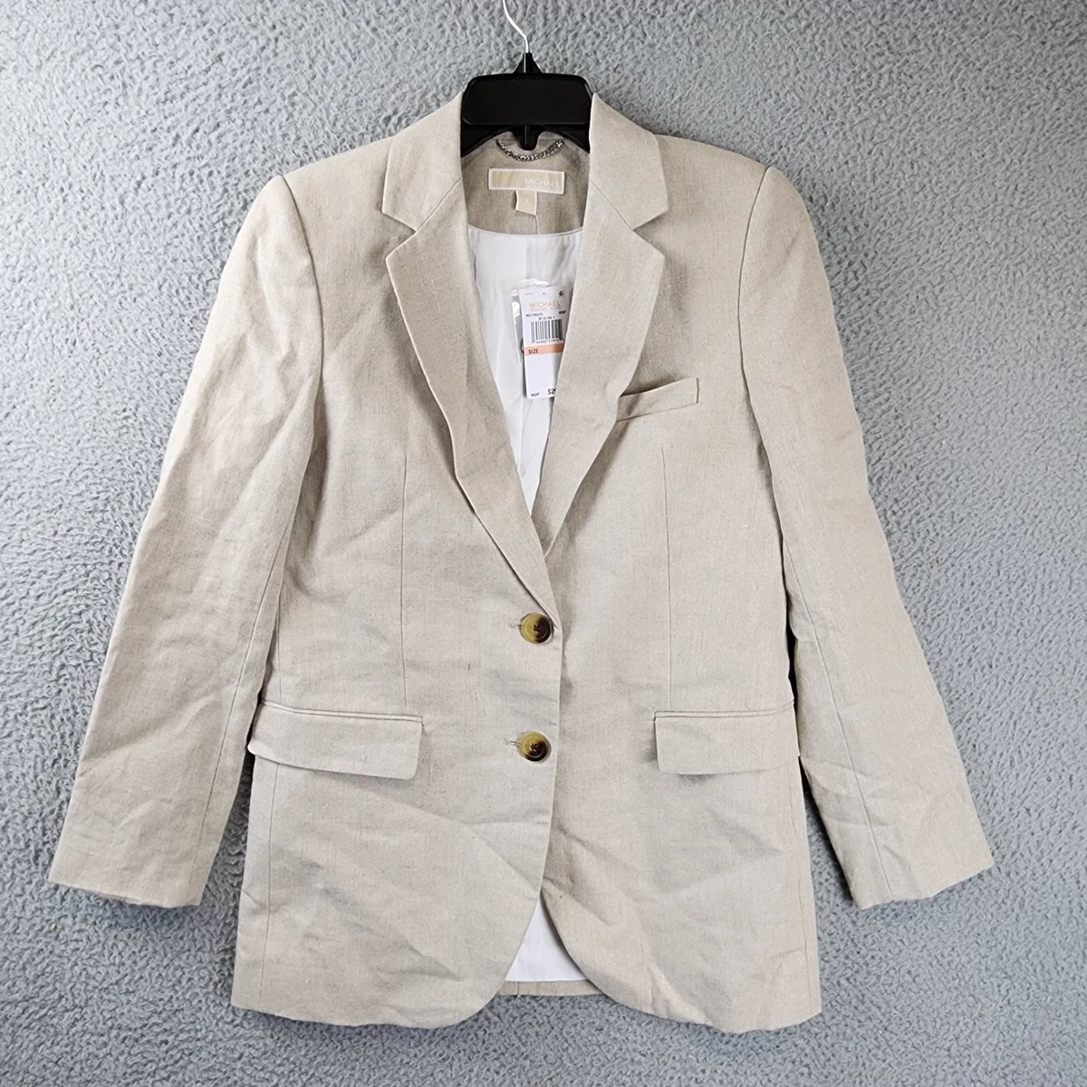Michael kors linen blazer cheap