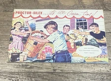 Vintage Proctor-Silex Ice Cream Time! Recipe Book MCM Mid Century Cooking
