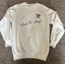 Sudadera Pullover Vintage Home Shopping Club "Born to Shop" EE. UU. ¡¡RARA!!!