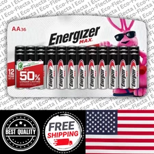 Max Aa Batteries (36-Pack), Double A Alkaline Batteries