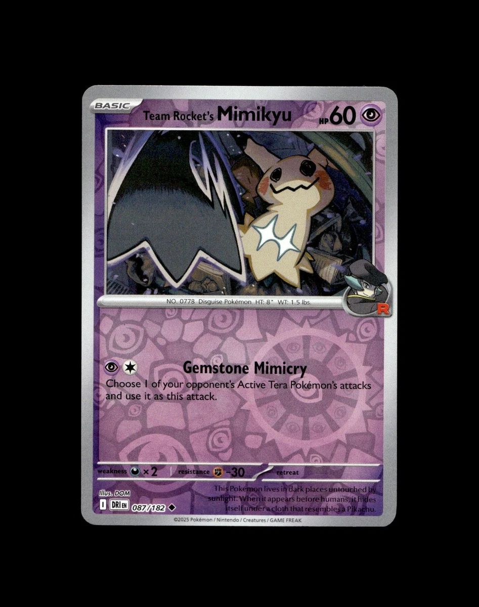 Team Rocket's Mimikyu Pokémon TCG Cards for sale | eBay