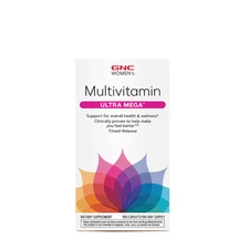 GNC Women's Multivitamin Ultra Mega Caplets - 180 Count - 02/27 Exp