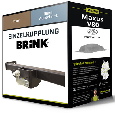 Starre Anhängerkupplung für MAXUS V80 01.2016-jetzt Bus/Kasten Brink NEU
