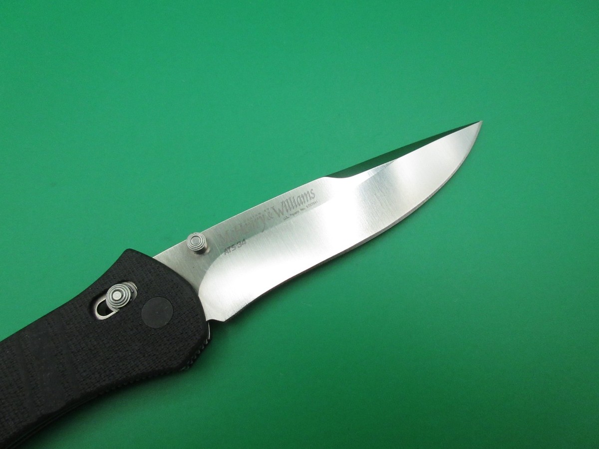 Benchmade 710 McHenry & Williams ATS-34 Plain Edge Folding Pocket 