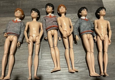 Mattel Wizarding World Harry Potter Ron Posable Doll lot Set Nude For Custom