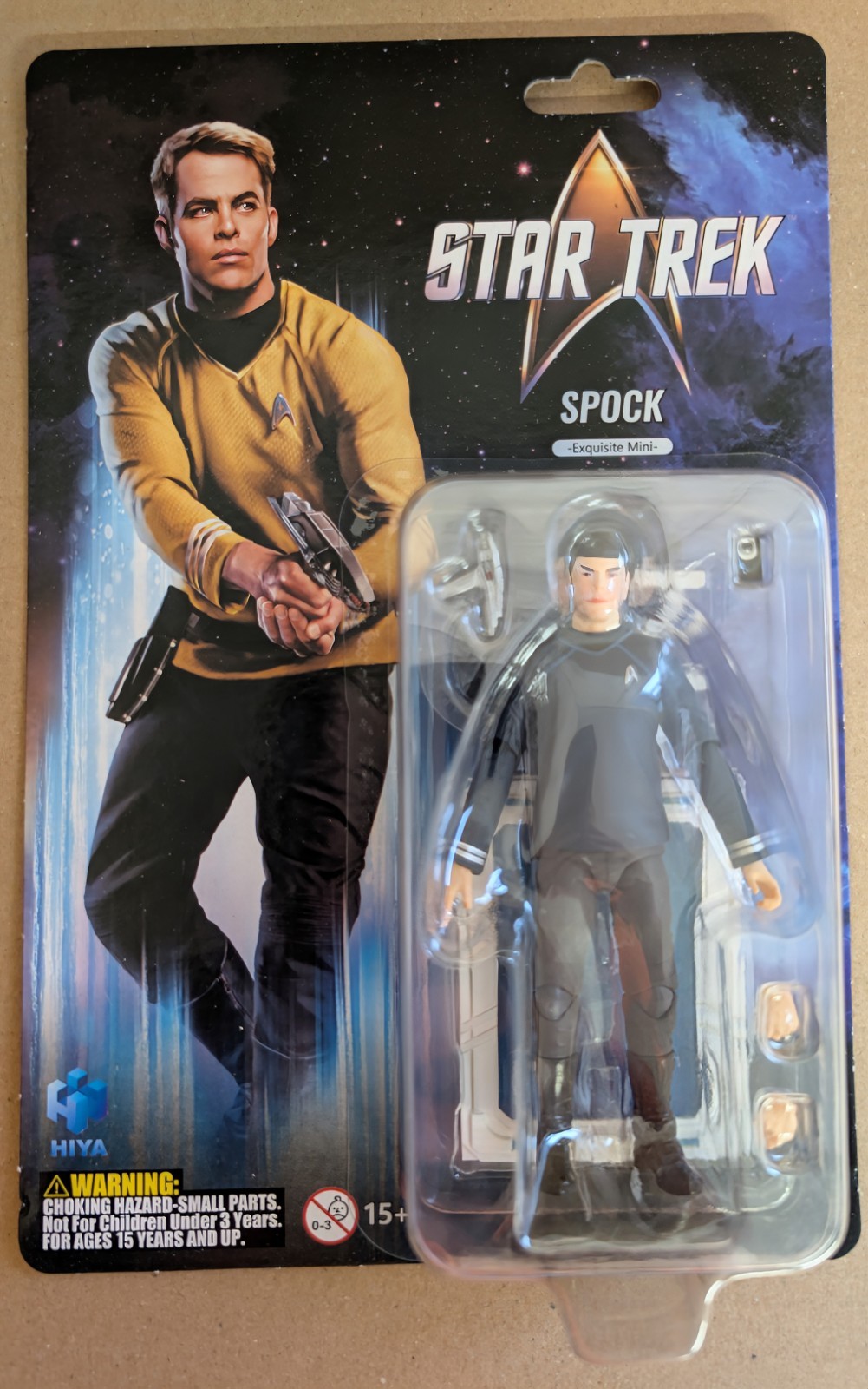 Star Trek Exquisite Mini Action Figure 1/18 Star Trek 2009 Spock